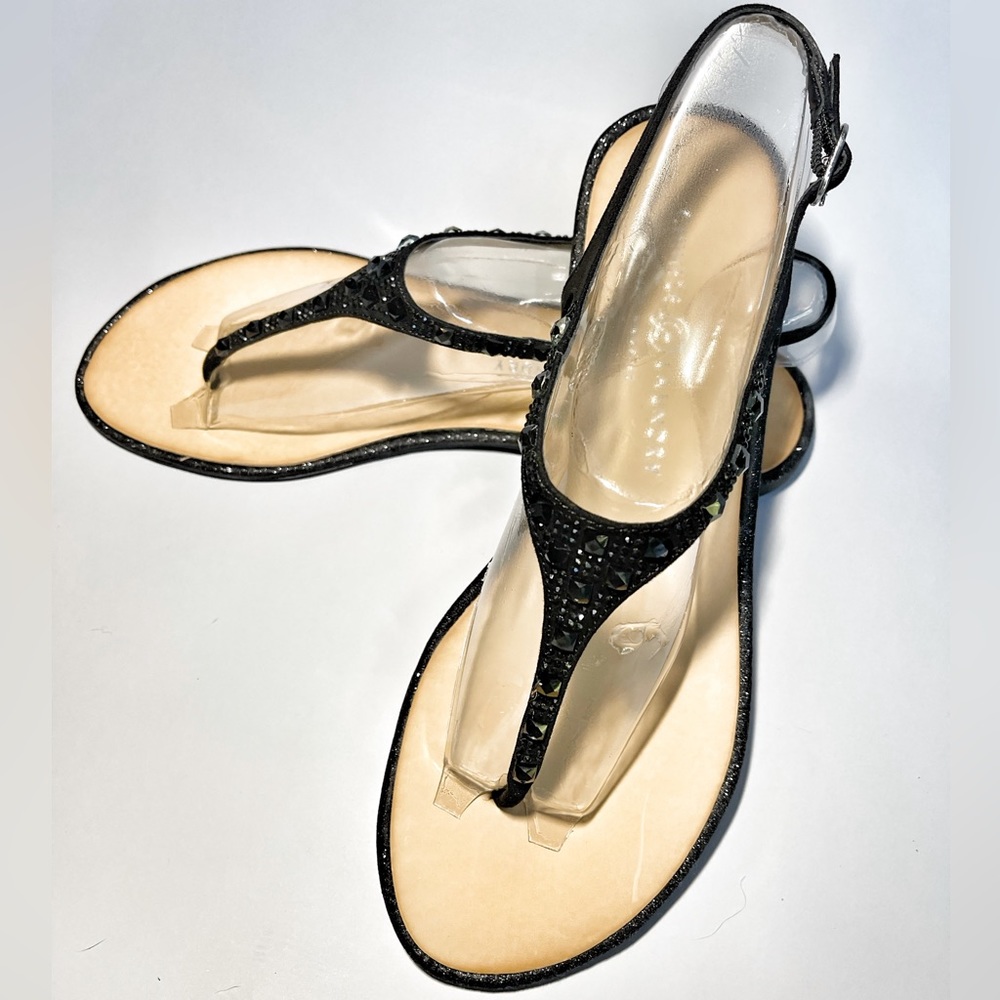 CHINESE LAUNDRY Z-Cain Micro Sued Sandals, Black size 9 Women